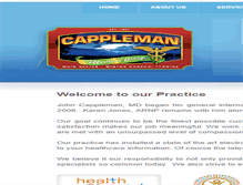 Tablet Screenshot of drcappleman.com